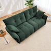 Two-Seater Sofa with Ergonomic Backrest and High-Resilience Foam Cushions, Modern Chenille Upholstery for Living Room, Lounge - 2 of 4