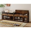 Bella Depot 39"Shoe Storage Bench with Cushion, Entryway Bench with Lift Top Storage Box - 4 of 4