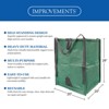 Heavy Duty Home and Yard Bags, Green - 48 Gallons Holds Up to 1500 Pounds - 2 PACK - 2 of 4