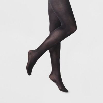 Women's 50d Opaque Control Top Tights - A New Day™ Black : Target