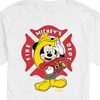 Men's - Disney - Mickey Mouse Fire Department Short Sleeve Graphic T-Shirt - 2 of 4