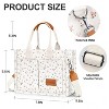 Generic Canvas Tote Bag for Women with Pockets Crossbody Bag Tote Shoulder Handbags - 3 of 4