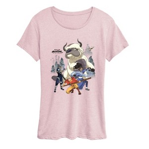 Women's - Avatar - Airbender Group Short Sleeve Graphic T-Shirt - 1 of 3