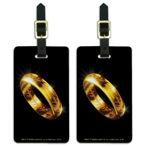 Lord of the Rings The One Ring Luggage ID Tags Set of 2 - 1 of 4