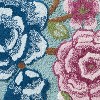 Vern Yip Spring Blooms Bath Rug - SKL Home: Cotton, Machine Washable, Latex Backing, Floral Hooked Design - 2 of 4
