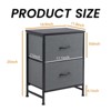 CAVINAS Small Drawer Dresser,Nightstand with Fabric Bins for Bedroom & Closet,Modern Minimalist Chest of Drawers,Sturdy Metal Frame - 3 of 4