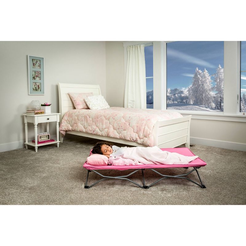Regalo My Cot Portable Toddler Bed Includes Fitted Sheet - Pink, 1 of 5