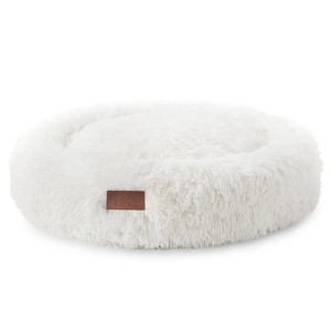 TOWN & COUNTRY LUXE CuddleTown Fuzzy Solid Donut Pet Bed - 1 of 4