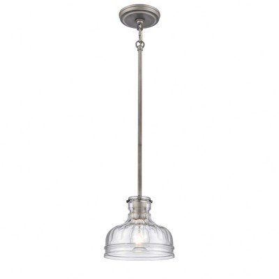 Elk Home Orinoco 1 - Light Pendant in  Weathered Zinc