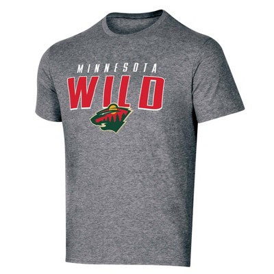  NHL Minnesota Wild Men's Short Sleeve Heather T-Shirt - XL 