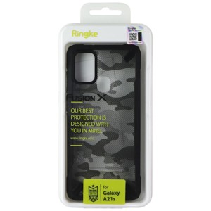 Ringke Fusion X Series Case for Samsung Galaxy A21S - Black Camo - 1 of 1