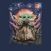 Men's Star Wars The Mandalorian The Child Starry Night T-Shirt - 2 of 4