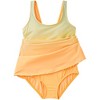 Lands' End Women's Scoop Neck Mini Swim Dress One Piece Swimsuit - 4 of 4