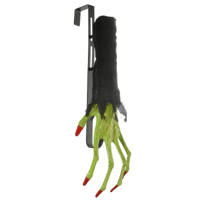 18" Green Zombie Hand Wreath Hanger - National Tree Company