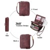 BEAFUP Women's Wallet ,RFID Blocking Soft Leather Bifold Wallet- Compact Card Holder with ID Window, Durable Everyday Use & Travel for Ladies - 2 of 4