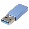 JENSEN® Charge and Sync USB-C® Female to USB Male Adapter in Blue - 2 of 4