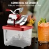 VEVOR 110V Commercial Ice Crusher 440LBS/H, ETL Approved 300W Electric Snow Cone Machine with Dual Blades, Stainless Steel Shaved Ice Machine, Red - 2 of 4