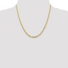 Black Bow Jewelry 3.5mm 10k Yellow Gold Diamond-Cut Solid Rope Chain Necklace - 2 of 4