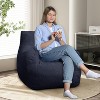 KTMBDW Bean Bag Chair with Filler, Bean Bag Sofa with Tufted Soft Stuffed Filling, Fluffy and Lazy Sofa for Dorm, Apartment, Living Room, Bedrooms - 2 of 4