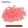 Unique Bargains Loose Craft DIY Earring Necklace Making Acrylic Round Beads 1700 Pcs - 3 of 4