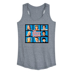 Women's - The Brady Bunch - Classic Hollywood Squares Graphic Racerback Tank - 1 of 4