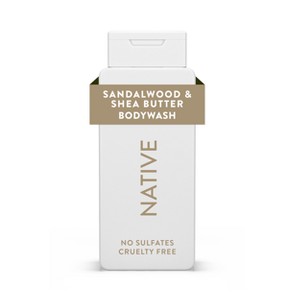 Native Body Wash for Men & Women - Sandalwood & Shea Butter - Sulfate Free - 18 fl oz - 1 of 4