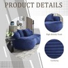Chic Crate-Bean Bag Recliner Sofa – High Back Durable Lounger for Adults & Kids, All-Weather Indoor/Outdoor, Navy Accent Floor Lounge Chair - 2 of 4
