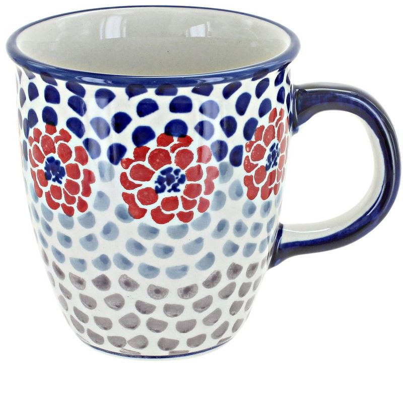 Blue Rose Polish Pottery Manufaktura Coffee Mug, 1 of 2