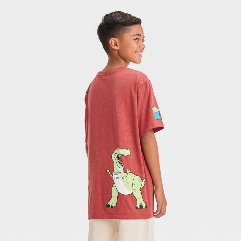 Boys&#39; Disney Toy Story Short Sleeve Graphic T-Shirt - Red, 3 of 4