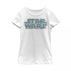 Unsafe call Contribution Girl's Star Wars Bubble Logo Scrawl T-shirt : Target