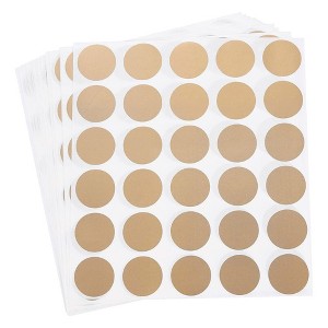 Juvale 510 Pack Scratch-Off Stickers, 1-Inch Round Self-Adhesive, Peel and Stick DIY Labels for Small Business Promotions, Wedding Games, Fundraisers, - 1 of 4