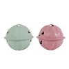 Transpac Set of 2 Metal Jack-O-Lantern Bells Decorative Figurines for Halloween Indoor Green Tabletop Decor Gifts - 3 of 3
