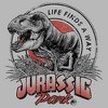Women's Jurassic Park T. Rex Life Finds a Way T-Shirt - 2 of 4