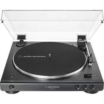Audio Technica AT-LP60XBT-USB Fully Automatic Belt-Drive Stereo Turntable with Bluetooth and USB | 2 Selectable Speeds - Black