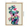 Kate & Laurel All Things Decor Sylvie Framed Canvas Christmas Koala by Rachel Lee - 2 of 4