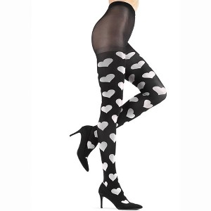 Memoi Loves Got To Do With It Opaque Tights - 1 of 4
