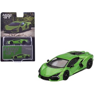 Lamborghini Revuelto Verde Selvans Green Metallic Limited Edition 1/64 Diecast Model Car by Mini GT - 1 of 4