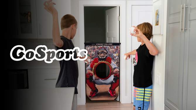 GoSports Strikeout Challenge Baseball Toss Doorway Toy Game Set - 9pc, 2 of 9, play video