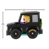 Fisher Price Little People Wheelies 3" Inch Black SUV Truck - 4 of 4
