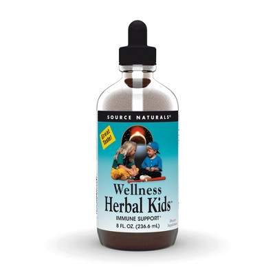 Wellness Herbal Kids Liquid by Source Naturals, Inc.  -  8 oz Liquid