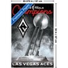 Trends International WNBA Las Vegas Aces - 2025 WNBA Finals Team Logo Unframed Wall Poster Prints - 3 of 4
