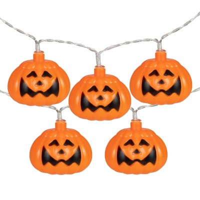 Northlight Led Jack-o-lantern Halloween Light Set - Warm White - 4 ...