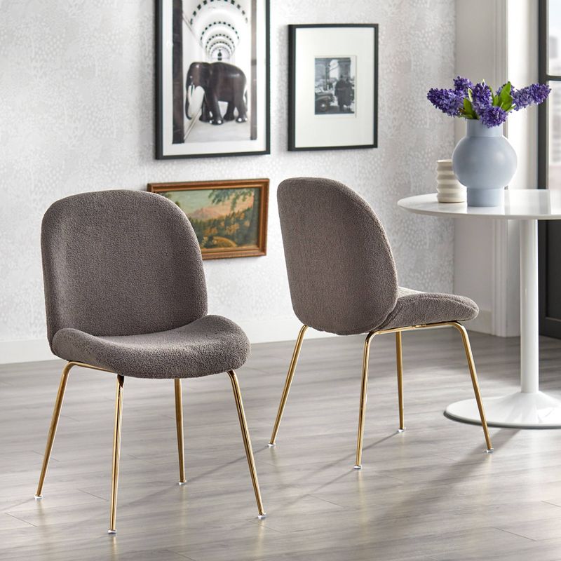 Set of 2 Shaun Upholstered Modern Dining Chairs - Lifestorey, 3 of 7