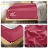Microfiber Fitted Sheets Deep Pocket Up to 16-Inch , Ultra Soft , Easy Fit , Hypoallergenic Fitted Bed Sheets - Lux Decor Collection - 4 of 4