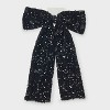 Large Sequin Hair Bow - A New Day™ Black - 2 of 3