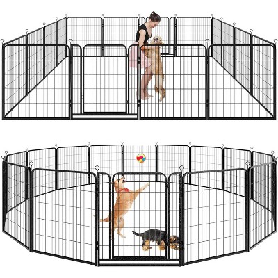 16 Panels Heavy Duty Dog Playpen 32