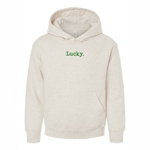 The Juniper Shop Embroidered Lucky Typewriter Youth Graphic Hoodie - 1 of 4