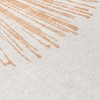 Salmon And Ivory Abstract Washable Indoor Outdoor Area Rug - 4 of 4