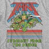Mens Ninja Turtles Group Shirt - Straight From The Sewer - TMNT Throwback Classic T-Shirt (Heather Grey, Small) - 2 of 4