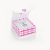 Girls' Open Pink CZ Star Sterling Silver Necklace - In Season Jewelry - 4 of 4